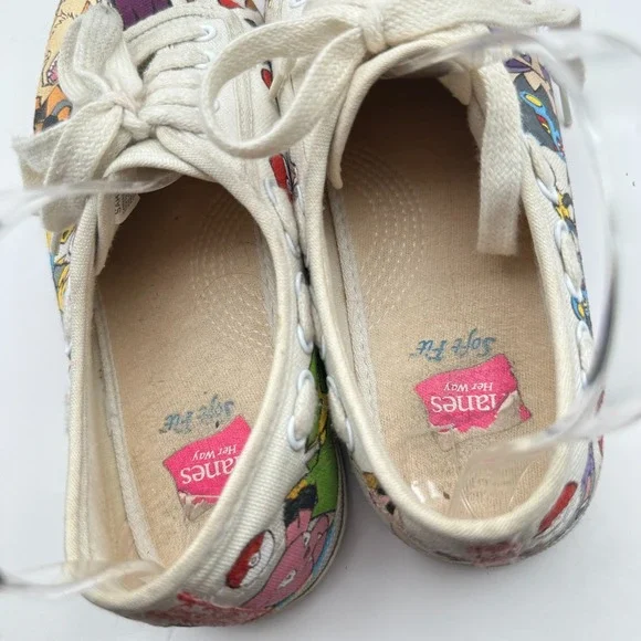 Hand Painted Pokemon Shoes Size 8 WIDE Custom Anime Manga Fan Art Canvas Comicon - Picture 10 of 11